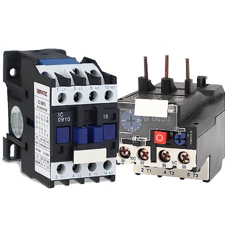KIT  CONTATOR CJX2-D0910 NA 220V 60HZ + RELÊ TÉRMICO 4-6A