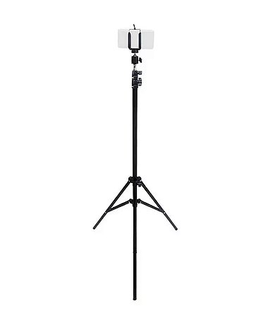 KIT TRIPÉ PRÓ 2,00M PEDESTAL + SUPORTE CELULAR