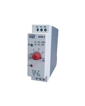 DTE-1 RELE TEMPO 1,2-30 MIN 24VCA/VCC 220VCA RE DIGIMEC