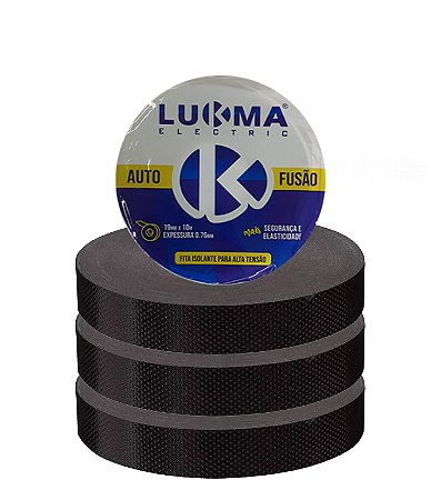 KIT 3 FITA AUTOFUSAO 10 METROS LUKMA