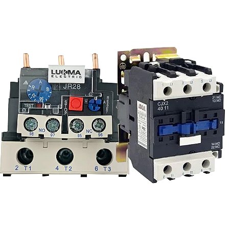 KIT  CONTATOR CJX2-D4011 NA 127V 60HZ + RELÊ TÉRMICO 30-40A