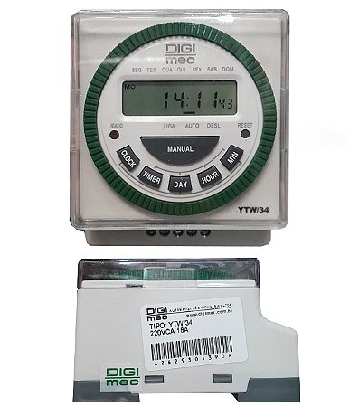 TIMER DIGITAL YTW/34 220VCA 16A DIGIMEC