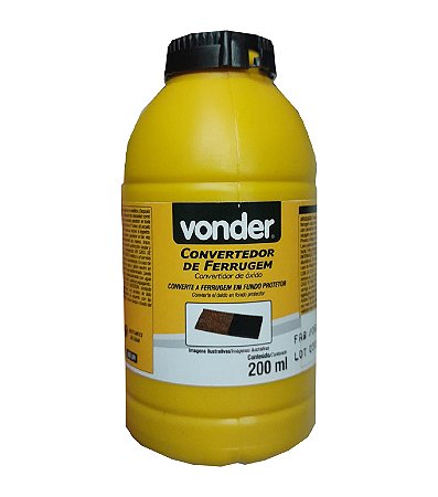 CONVERTEDOR DE FERRUGEM 200ML VONDER