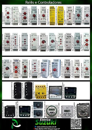 Catálogos Relês e Controladores