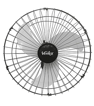 VENTILADOR OSCILANTE BIVOLT PRETO 60 CM TEX6 MAX TURBO (602) VENTEX