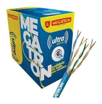 CABO LAN REDE CFTV 24 AWG 4 PAR AZ ULTRA 300 METROS MEGATRON
