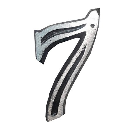 NÚMERO DE CASA METAL INDIVIDUAL 7