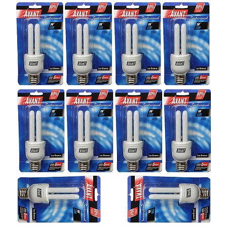 Kit 10 Pçs - Lampada 9w 220v