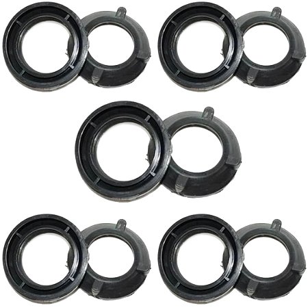 Kit 5 Pçs - Arruela/bucha Pvc P/ Eletroduto 3/4''