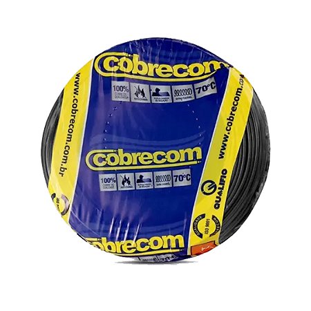20 METROS CABO FLEXIVEL 6 MM2 PT COBRECOM
