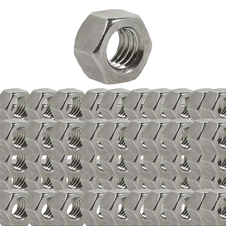 KIT 100 PORCA SEXTAVADA  (E) 5/16 NC PL VONDER