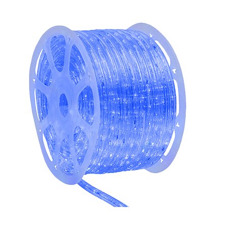 MANGUEIRA LED REDONDA AZUL 127V 100 MTS