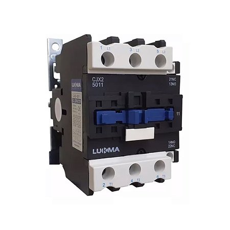 Contator Tripolar Cjx2-5011 220v (1na+1nf) Lukma