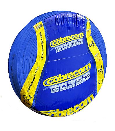 20 METROS CABO FLEXIVEL 0,75 MM AZ CORFIO/COBRECOM