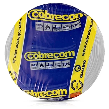 20 METROS CABO FLEXIVEL 0,75 MM2 BR CORFIO/COBRECOM