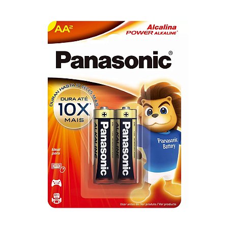 PILHA ALCALINA AA PANASONIC LR6