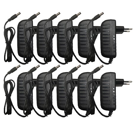 KIT 10 FONTE CHAVEADA BIVOLT 12V 2A TWG