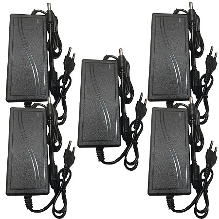 KIT 5 FONTE DE ALIMENTACAO CHAVEADA 12V 5A TWG