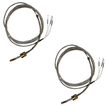 KIT 2 TERMOPAR  PT100 3 FIO PONT 6MM 2000MM ADAPT BAIONE WJE