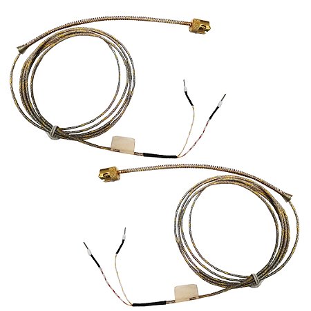 KIT 2 TERMOPAR TIPO K BAIONET P6 CABO 2FIOS  2,0M CABO VM/AM