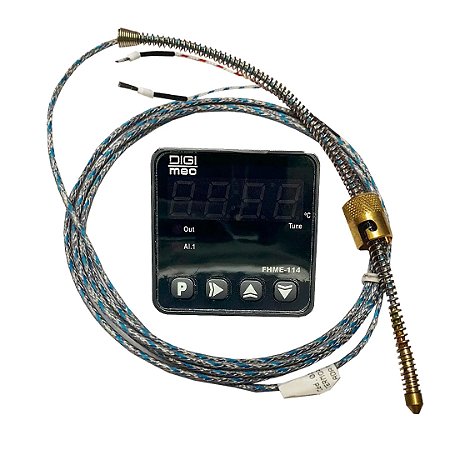 KIT CONTROLADOR FHME 114 24/240 SAIDA RELE + TERMOPAR TIPO J