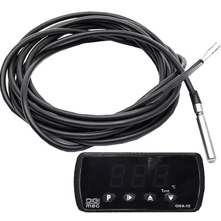 KIT CONTROLADOR SENSOR TEMP. CHOCADEIRA GMX 15 110 220VCA NTC NC DIGIMEC