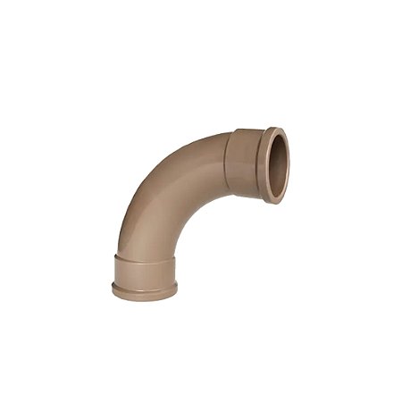 CURVA SOLDAVEL PVC MARROM 90 25MM AMANCO