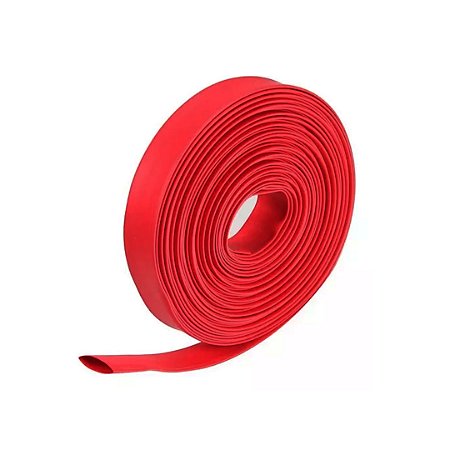 KIT 10 METROS TERMO RETRATIL 20.0 MM VERMELHO LUKMA