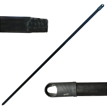 CABO DE VASSOURA COM ROSCA PADRÃO PRETO UNIDADE