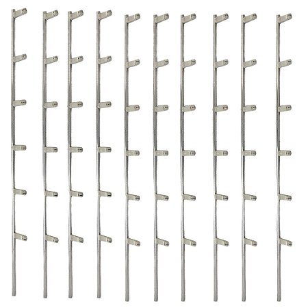 KIT 10 HASTE ALUMINIO ESTRELA 1,00 6 ISOLADORES