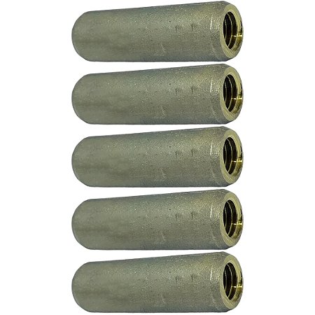 KIT 5 LUVA EMENDA PARA HASTE C/ROSCA 5/8"  ATERRAMENTO
