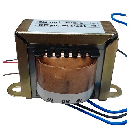 TRAFO 4V 0V 4V BIVOLT 60HZ SRT