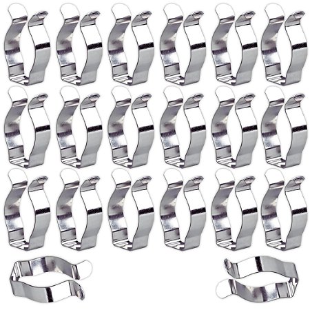 KIT 20 ABRACADEIRA PARA LAMPADA TUBOLAR