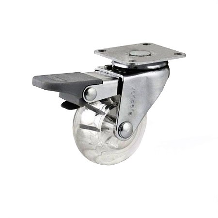 RODIZIO GIR C/FREIO 2" PU TRANSP NOVE54 - VONDER