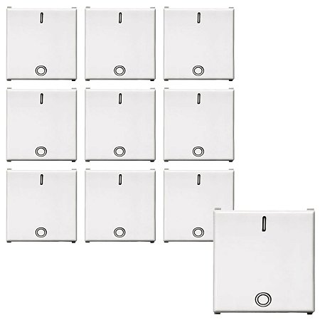 KIT 10 MODULO INTERRUPTOR BIPOLAR SIMPLES 25A 250V