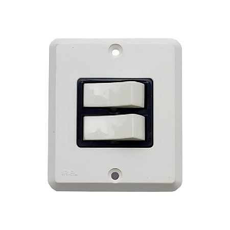 CONJUNTO INTERRUPTOR PARALELO 2 TECLAS 10A IRIEL