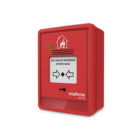 ACIONADOR AMC422 BOTOEIRA ALARME CONV INTELBRAS