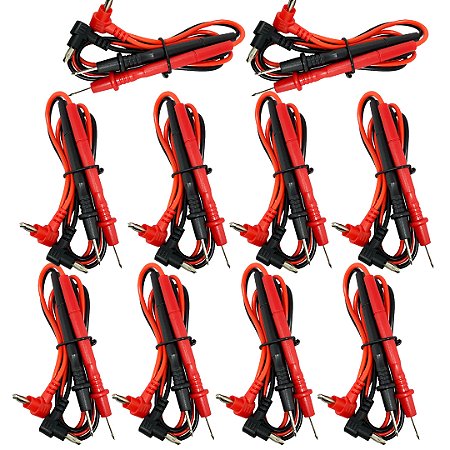 KIT 10 CABO PARA MULTIMETRO (PONTA DE PROVA)