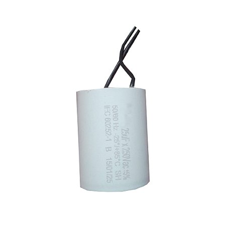 CAPACITOR 25X250V 2 FIOS METALIZADO TRIO