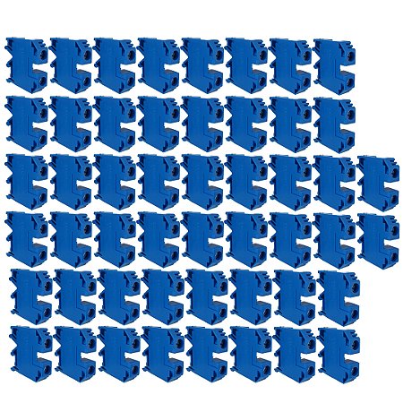 KIT 50 BORNE SAK 6,00MM LKU4 AZUL LUKMA