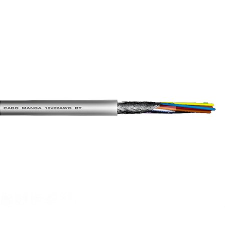 100 METROS CABO MANGA 3X18AWG BT MRBRVD PRETO
