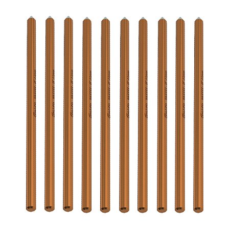 KIT 10 HASTE ALTA CAMADA  ATERRAMENTO 5/8 AC 14,3MMX2,4M