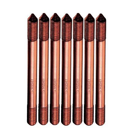 Kit 7 Haste Terra 5/8 X2,4m C/rosca Prolonga