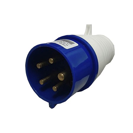 PLUG INDUSTRIAL 3P T N 16A 220V 9H AZUL STARK