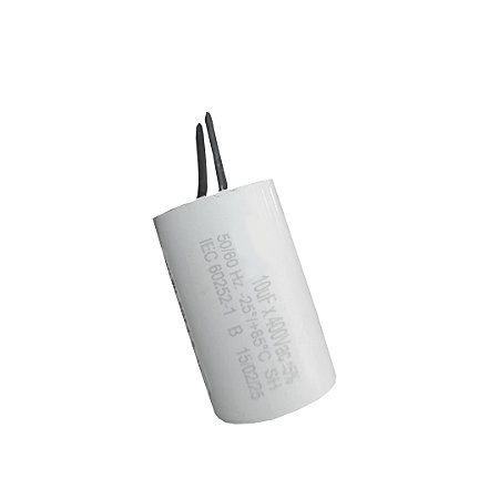 CAPACITOR 10X380/400V 2 FIOS METALIZADO TRI