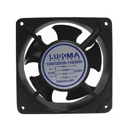 MICROVENTILADOR VENTOINHA (120X120X38MM) 110/220V LUKMA