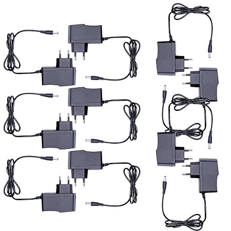 KIT 10  FONTE TV BOX ALIMENTAÇÃO BILVOLT 5V 2A IMP