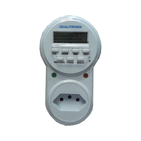 TIMER TOMADA  DIGITAL  BIVOLT 10A QUALITRONIX