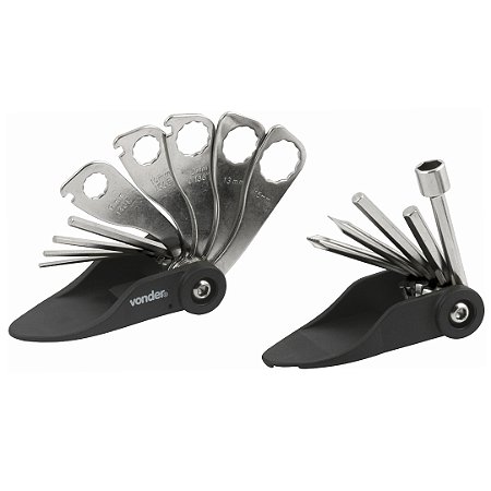 JOGO FERRAMENTAS P/ BICICLETA 17PC VONDER