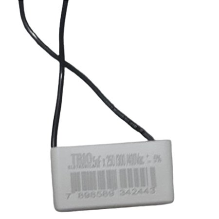 CAPACITOR 2 FIOS QUADRADO 5UF X 250 400V TRI